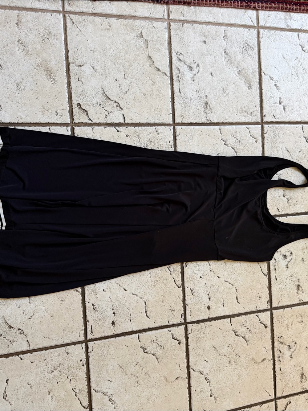 White House Black Market Black Racerback Slip Dress